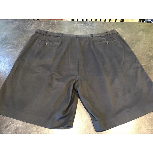 Men's Jonathan Quale Reserve black pleated front chino shorts size 48 - Picture 8 of 11